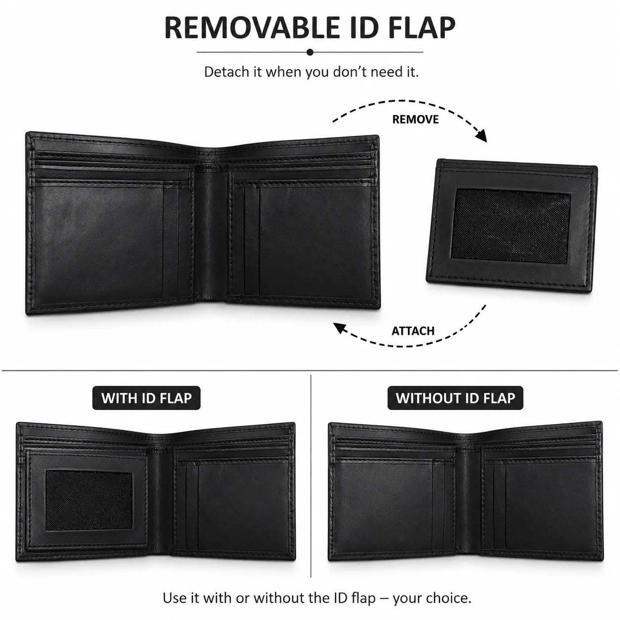 JJ Premium Wallet - Black