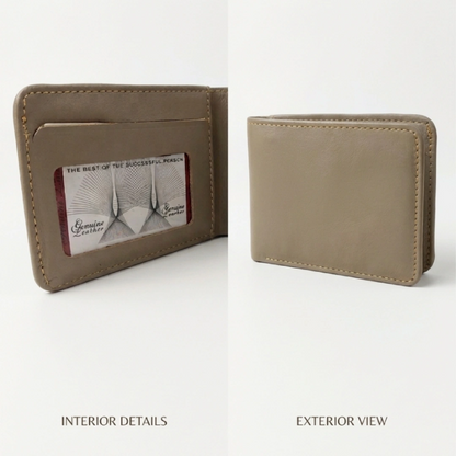 Cream Classic Bi-fold wallet