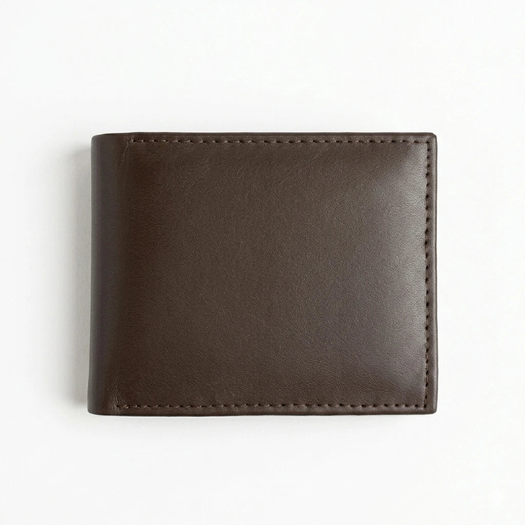 Obsidian Slim Leather Wallet