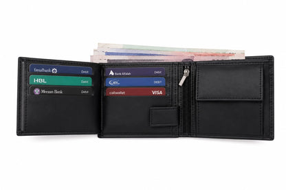 Trifold Leather Wallet