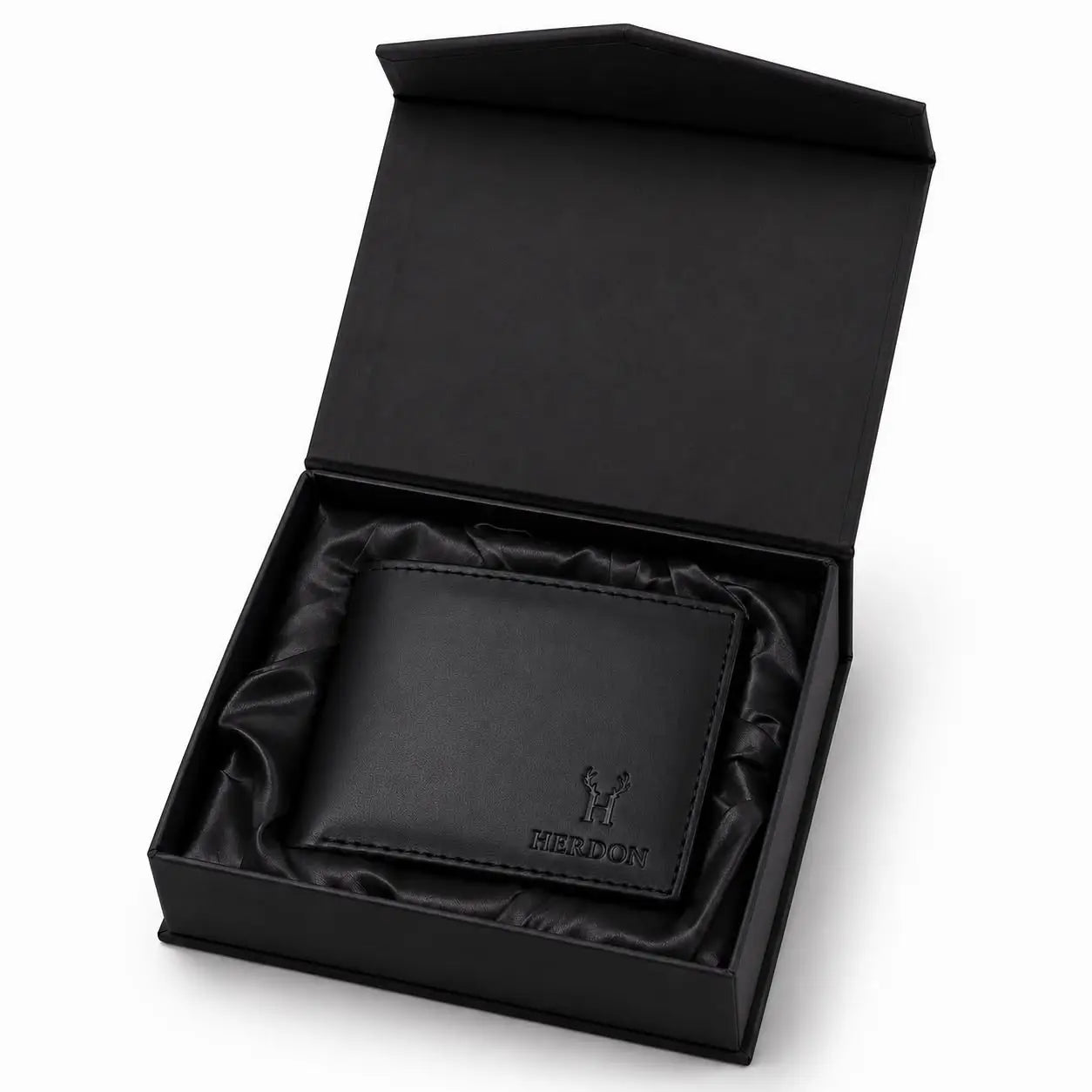 Obsidian Slim Cowhide Leather Wallet