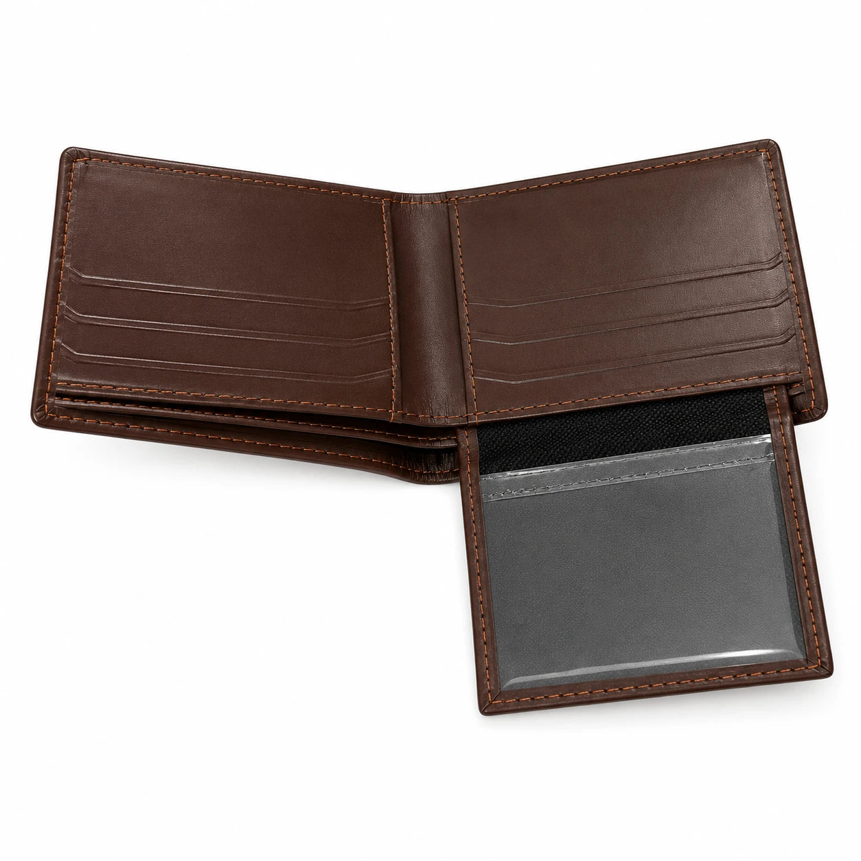 Obsidian Slim Cowhide Leather Wallet