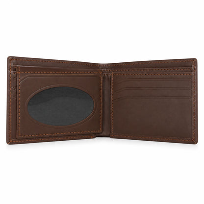 Obsidian Slim Cowhide Leather Wallet