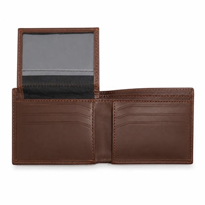 Obsidian Slim Cowhide Leather Wallet