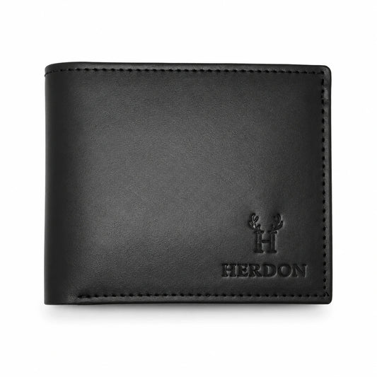 Obsidian Slim Cowhide Leather Wallet